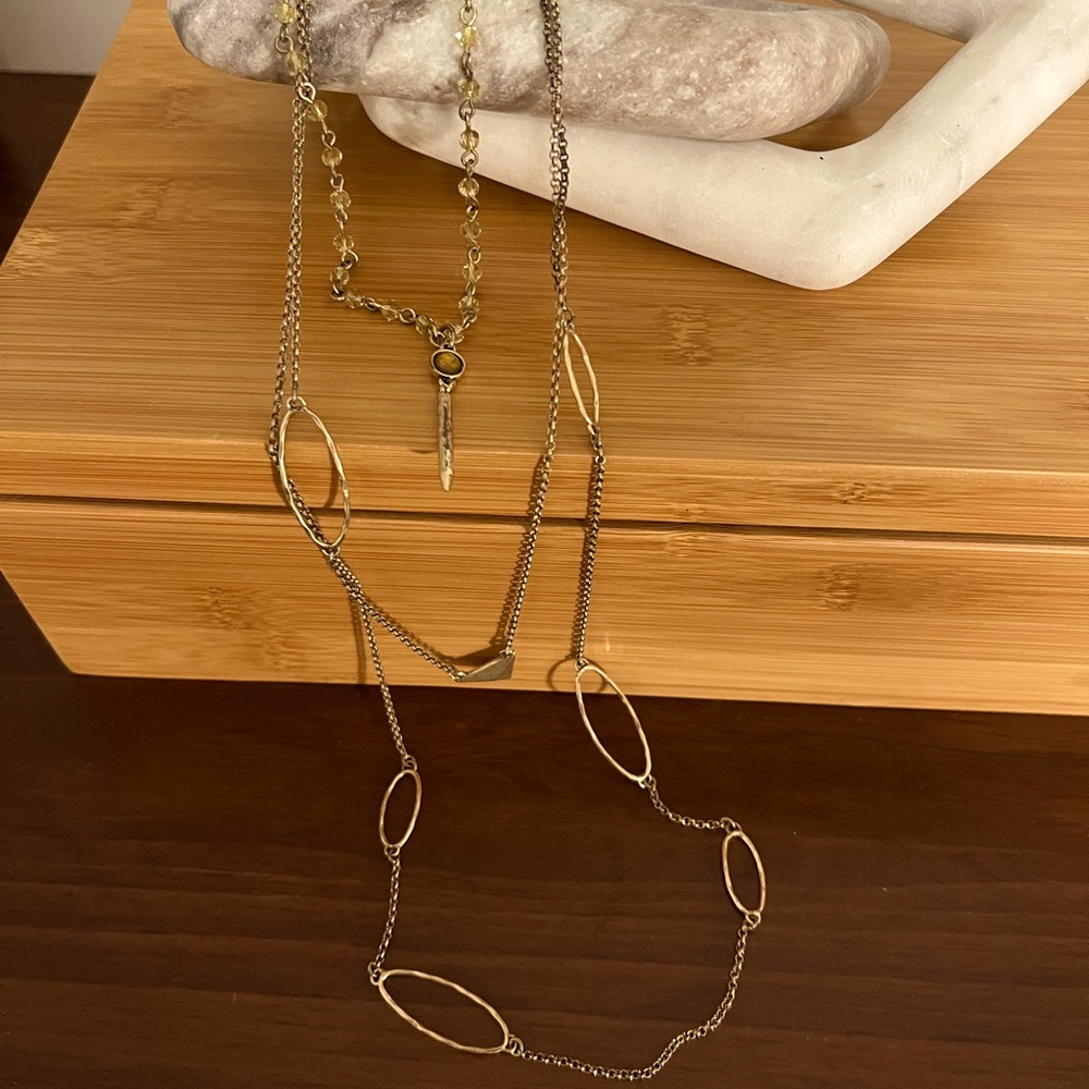 Three Strand Lucky Necklace